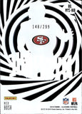 2019 Nick Bosa Panini Illusions MYSTIQUE BLUE 148/299 #MYS-NIB San Francisco 49ers