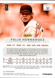 2012 Felix Hernandez Panini Prizm SILVER PRIZM #51 Seattle Mariners