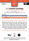 2025-26 Shai Gilgeous-Alexander Topps Chrome PHOT VARIATION #141 Oklahoma City Thunder