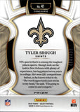 2025 Tyler Shough Panini Select CONCOURSE ORANGE SHOCK PRIZM ROOKIE 488/499 RC #41 New Orleans Saints