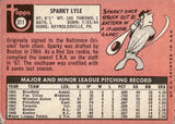 1969 Sparky Lyle Topps #311 Boston Red Sox 1 BV$30