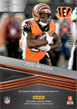 2018 Joe Mixon Panini Spectra NEON BLUE PRIZM SIGNATURES AUTOGRAPH 4/50 AUTO #S-JM Cincinnati Bengals