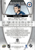 2018-19 Sami Niku Upper Deck The Cup ROOKIE AUTO PATCH 126/249 RC AUTOGRAPH #72 Winnipeg Jets