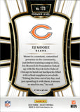 2025 DJ Moore Panini Select PREMIER LEVEL ZEBRA PRIZM #173 Chicago Bears