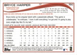 2014 Bryce Harper Topps Chrome ORANGE REFRACTOR #150 Washington Nationals