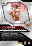 2024 Jayden Daniels Panini Prizm ORANGE LAZER PRIZM ROOKIE RC #347 Washington Commanders