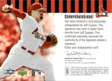 2006 Jeff Suppan Upper Deck SIGNATURE SENSATIONS AUTOGRAPH AUTO #SS-JS St. Louis Cardinals