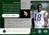 1998 Randy Moss Upper Deck SPx Finite ROOKIE 1625/1998 RC #239 Minnesota Vikings
