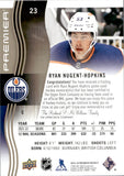 2023-24 Ryan Nugent-Hopkins Upper Deck Premier GOLD PATCH 8/25 #23 Edmonton Oilers