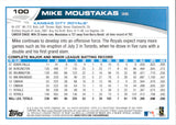 2013 Mike Moustakas Topps OUT OF BOUNDS SP PHOTO VARIATION #100 Kansas City Royals