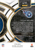 2023 Tyjae Spears Panini Select PREMIER LEVEL NEON GREEN PRIZM ROOKIE 27/49 RC #172 Tennessee Titans