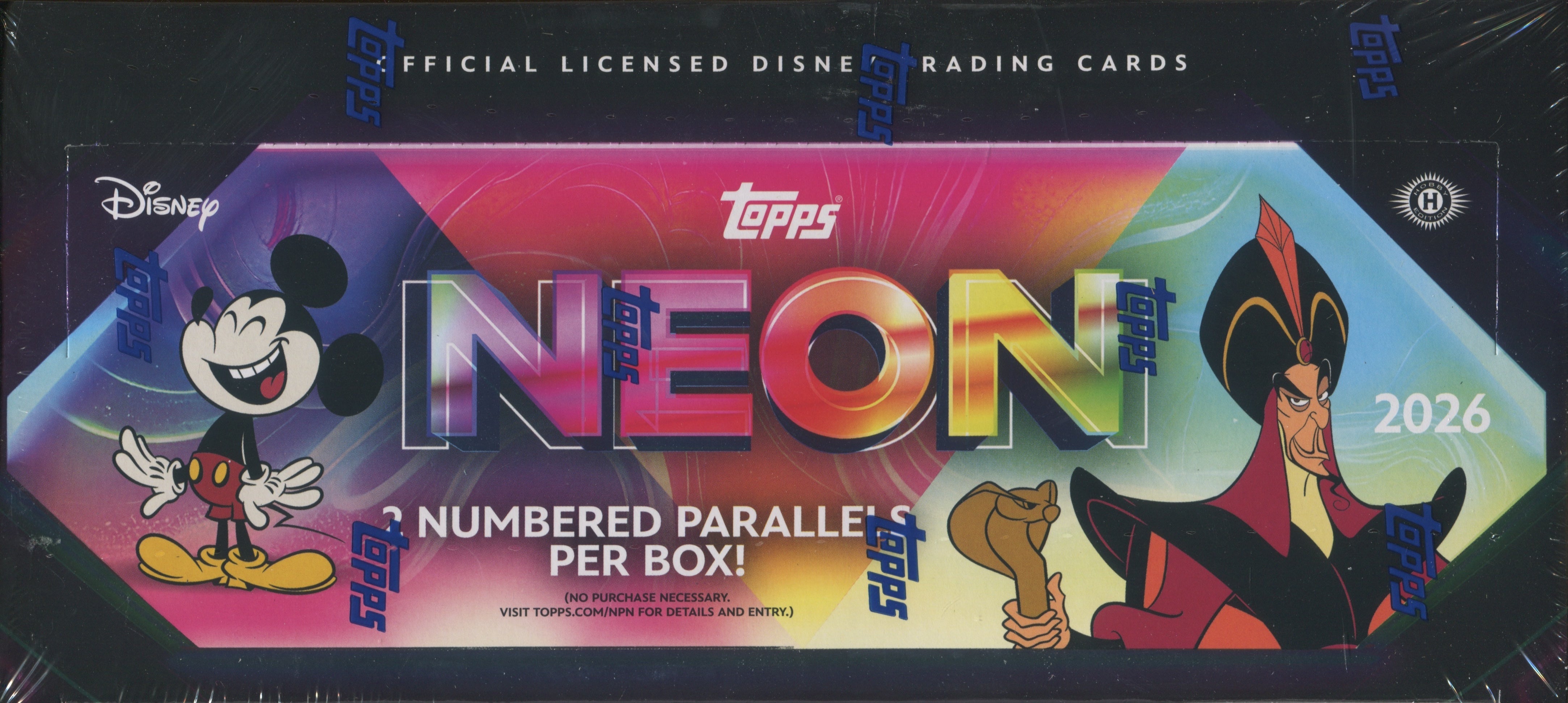 2026 Topps Disney Neon Hobby, Box