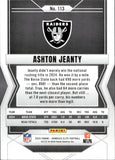 2025 Ashton Jeanty Panini Donruss Elite STATUS ORANGE METALLIC ROOKIE 115/849 RC #113 Las Vegas Raiders