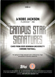 2025 Ja'Kobi Jackson Bowman University Chrome CAMPUS STAR SIGNATURES AUTOGRAPH AUTO #CSS-JJ Florida Gators