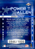 2004 Barry Bonds Donruss POWER ALLEY 946/1000 #4 San Francisco Giants