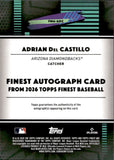 2026 Adrian Del Castillo Topps Finest BLACK REFRACTOR AUTOGRAPH 7/10 AUTO #FMA-ADC Arizona Diamondbacks