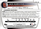 2025 Jack Gurevitch Bowman AQUA LAVA REFRACTOR CHROME PROSPECT AUTOGRAPH 144/199 AUTO #CPA-JG St. Louis Cardinals