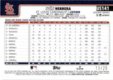2025 Ivan Herrera Bowman Topps UPDATE SERIES ORANGE DIAMANTE FOIL 13/25 #US141 St. Louis Cardinals