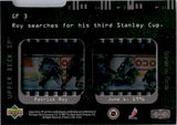 1996-97 Patrick Roy Upper Deck SP GAME FILM #GF-3 Colorado Avalanche