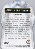2024 Michael Phelps Topps Chrome U.S. Olympics CHASING THE RINGS #CR-25 United States Olympic Swimming