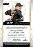 2022 Kyle Harrison Leaf Trinity BLACK PLATINUM FOIL AUTO AUTOGRAPH 1/1 #BA-KH1 San Francisco Giants