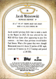 2026 Jacob Misiorowski Topps Tier One GREEN ROOKIE 22/99 RC #71 Milwaukee Brewers