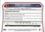 2026 Gabriel Rodriguez Bowman Chrome 1ST BOWMAN YELLOW X-FRACTOR REFRACTOR 54/75 #BCP-118 Cleveland Guardians