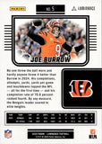 2025 Joe Burrow Panini Luminance BLUE 64/199 #5 Cincinnati Bengals