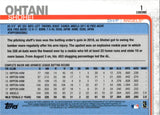 2019 Shohei Ohtani Topps Chrome #1 Los Angeles Angels 8