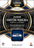 2023 Jaxon Smith-Njigba Panini Select ROOKIE SWATCHES RED PRIZM RC JERSEY #RSW-JSN Seattle Seahawks