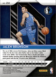 2018-19 Jalen Brunson Panini Prizm ROOKIE RC #250 Dallas Mavericks 4