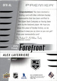 2023-24 Alex Laferriere Upper Deck Premier ON THE FOREFRONT PATCH 40/75 #OFR-AL Los Angeles Kings