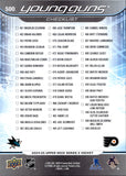 2024-25 Macklin Celebrini Matvei Michkov Upper Deck SERIES 2 YOUNG GUNS CHECKLIST ROOKIE RC #500 San Jose Sharks Philadelphia Flyers 2