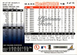 1998 Mark McGwire Pinnacle Score Team Collection PLATINUM TEAM #4 St. Louis Cardinals