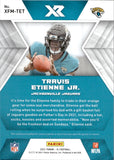 2021 Travis Etienne Jr. Panini Xr X-FACTOR MATERIALS ROOKIE 75/75 RC JERSEY #XFM-TET Jacksonville Jaguars