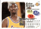 1997-98 Kobe Bryant Skybox NBA Hoops #75 Los Angeles Lakers 4