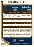 2012-13 Brian Mullen Panini Classics Signatures AUTOGRAPH AUTO #26 Winnipeg Jets