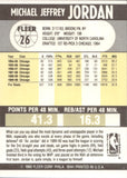 1990-91 Michael Jordan Fleer #26 Chicago Bulls 6