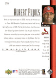 2001 Albert Pujols Upper Deck STAR ROOKIE RC #295 St. Louis Cardinals