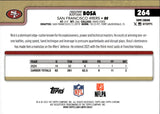 2025 Nick Bosa Topps Chrome ORANGE GEOMETRIC REFRACTOR 5/25 #264 San Francisco 49ers