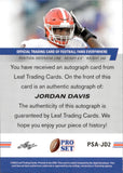 2022 Jordan Davis Leaf Pro Set Draft ROOKIE AUTOGRAPH RC AUTO #PSA-JD2 Philadelphia Eagles Georgia Bulldogs