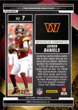 2025 Jayden Daniels Panini Mosaic TOUCHDOWN MASTERS REACTIVE YELLOW PRIZM 82/89 #7 Washington Commanders