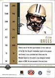 2001 Drew Brees Pacific Dynagon ROOKIE RC #102 San Diego Chargers