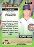 2024 Pete Crow-Armstrong Topps Chrome ALL-ETCH ROOKIE RUSH RC #CERR-7 Chicago Cubs
