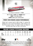 2026 Shohei Ohtani Topps Finest #250 Los Angeles Dodgers