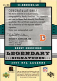 2004 Randy Gradishar Upper Deck NFL Legends LEGENDARY SIGNATURES AUTOGRAPH AUTO #LS-RG Denver Broncos
