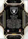 2021 Marcus Allen Panini Select CLUB LEVEL TRI-COLOR PRIZM 35/149 #238 Oakland Raiders