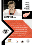 2002-03 Sergei Fedorov Pacific GAME-WORN JERSEY #16 Detroit Red Wings