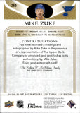 2020-21 Mike Zuke Upper Deck SP Signature Edition Legends AUTOGRAPH AUTO #265 St. Louis Blues