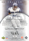 2007 Shaun Alexander Upper Deck Trilogy SUPER NOVA SWATCHES JERSEY 186/199 #SS-SA Seattle Seahawks